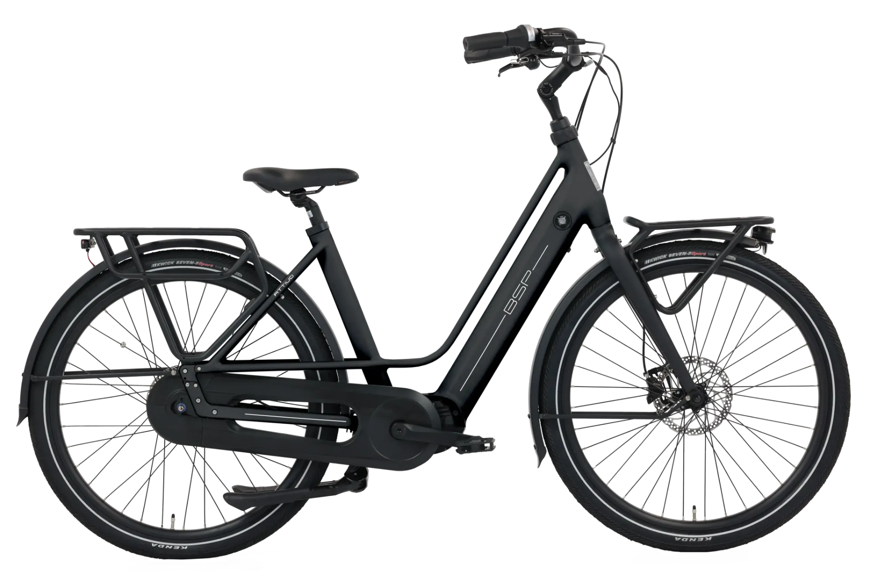 BSP Elektrische fiets Attivo Dames 48 cm Onyx Black 504Wh BSP Elektrische fiets Attivo Dames 48 cm Onyx Black 504Wh