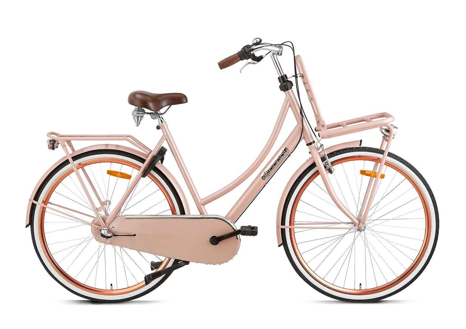 Popal Transportfiets Daily Dutch Basic Plus Dames Zalm 50cm Roze
