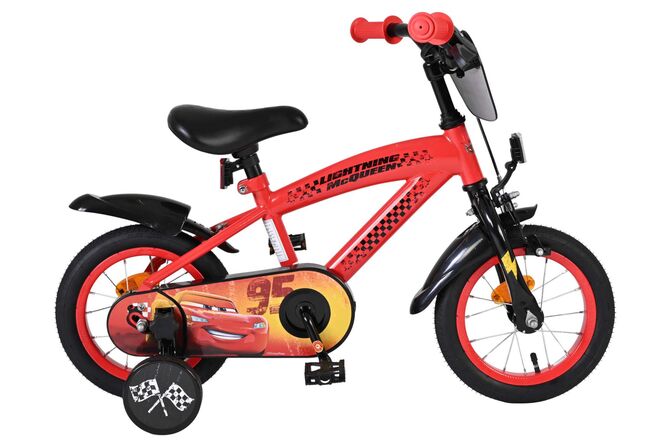 Disney Cars Kinderfiets Jongens 12 inch Rood 2025 Disney Cars Kinderfiets Jongens 12 inch Rood 2025
