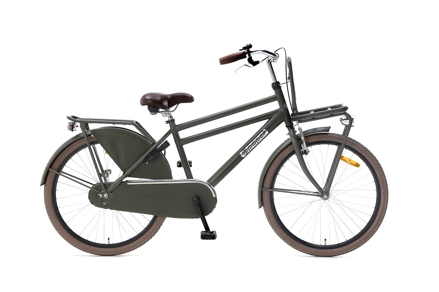 Popal Kinderfiets Daily Dutch Basic 24" Army Green Groen