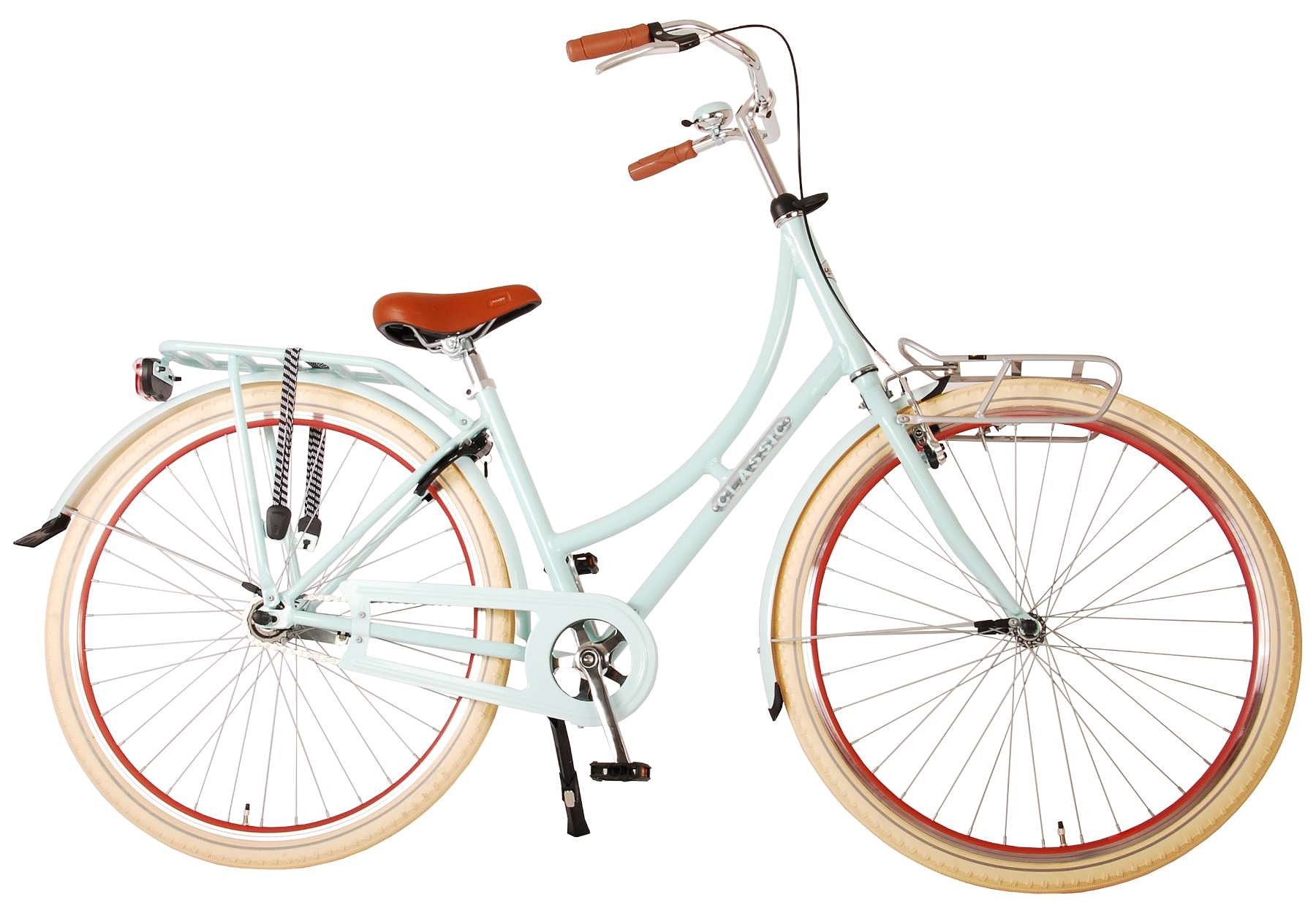 Volare Omafiets Classic Oma 28 Inch 48 Cm Dames Terugtraprem Lichtblauw