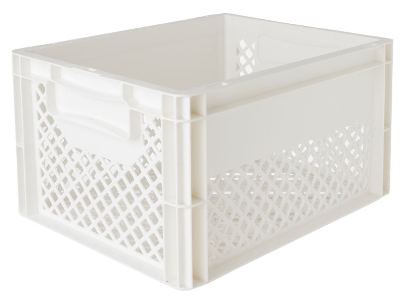 FastRider fietskrat medium wit