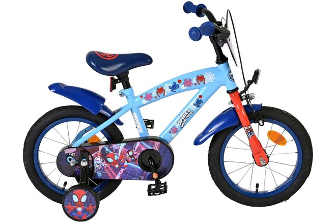 Spidey Kinderfiets Jongens 14 inch Blauw 2025