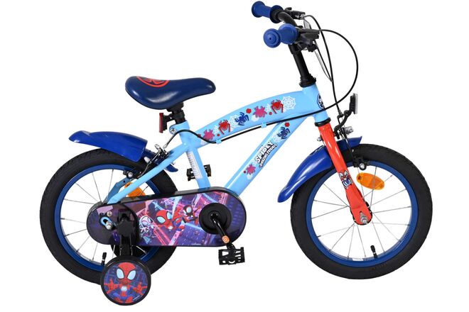 Spidey Kinderfiets Jongens 14 inch Blauw Rood Twee handremmen 2025