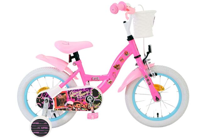 Dolls Kinderfiets Meisjes 14 inch Roze 2025