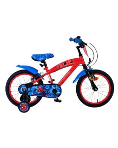 Ultimate Spider Man Kinderfiets Jongens 16 inch Blauw/Rood Twee handremmen 2025