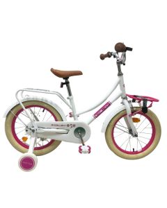 Volare Kinderfiets Excellent 16 inch Wit met voordrager