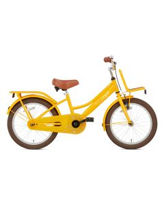 Supersuper Kinderfiets Cooper Bamboo 18 inch Geel