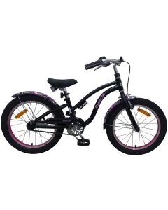 Volare Kinderfiets Miracle Cruiser Meisjes 18 inch Mat zwart