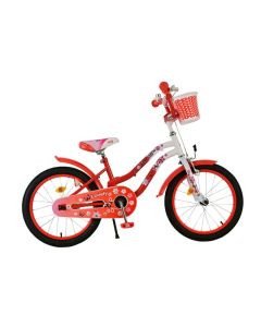 Volare Lovely Kinderfiets Meisjes 18 inch Rood Wit