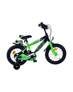 Volare Sportivo Kinderfiets Jongens 14 inch Groen Zwart Twee Handremmen 2025