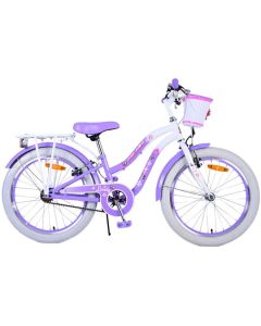 Volare Lovely Kinderfiets Meisjes 20 inch Paars Twee handremmen