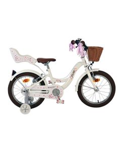 Volare Blossom Kinderfiets Meisjes 16 inch Wit Twee Handremmen 2025