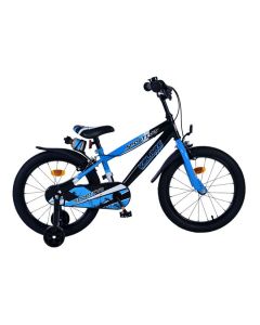 Volare Sportivo Kinderfiets Jongens 18 inch Blauw Zwart Twee Handremmen 2025