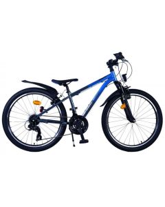 Volare XC Race Kinderfiets - 24 inch - 21 speed - Blauw/Grijs