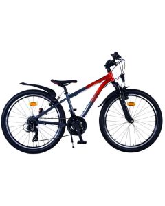Volare XC Race Kinderfiets - 24 inch - 21 speed - Rood/Grijs