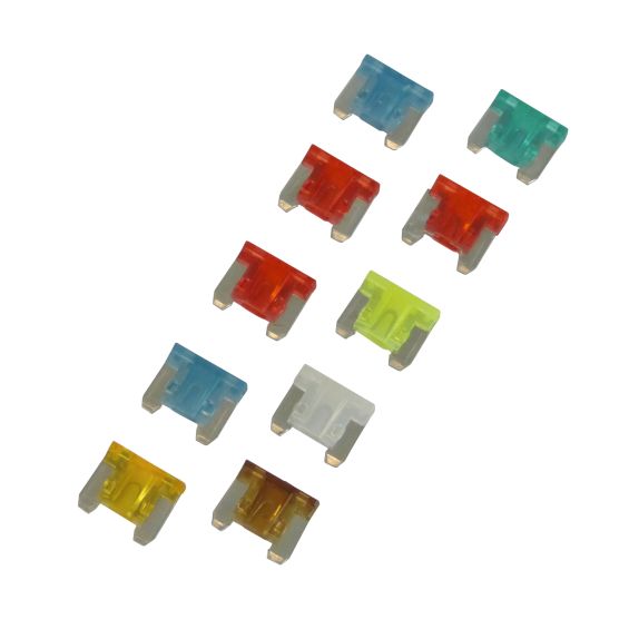 Carpoint Low Profile Mini Steekzekering Assortiment 15-30A 10 Stuks