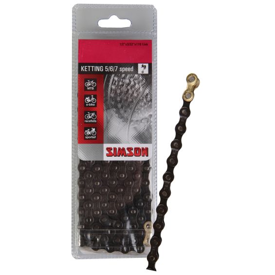 Simson Fietsketting derailleur 5/7 speed