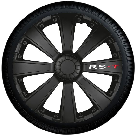 Gorecki Wieldoppenset RS-T 15 inch zwart