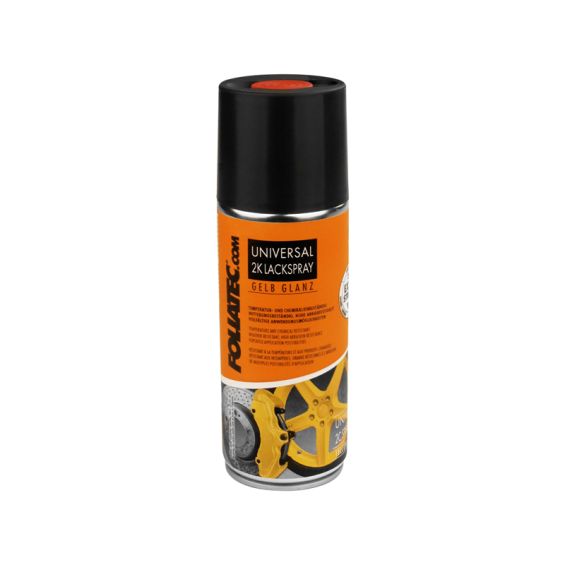 Foliatec Universal 2C Spray Paint geel glanzend 1 x400ml Foliatec Universal 2C Spray Paint geel glanzend 1 x400ml