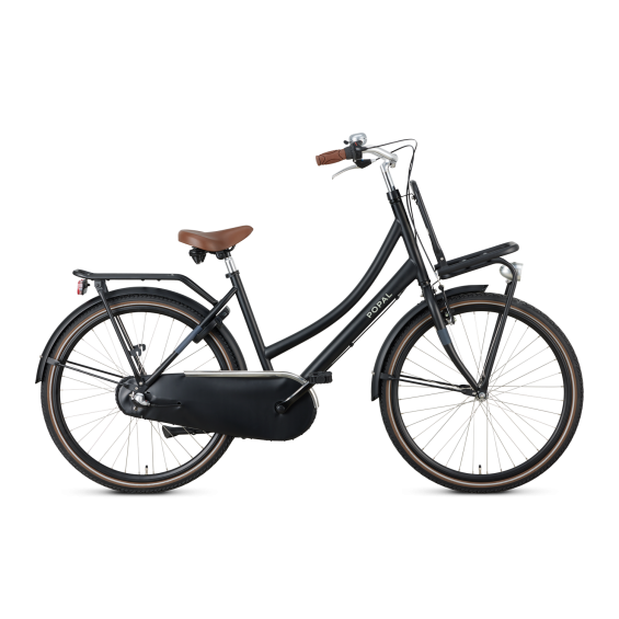 Popal Kinderfiets Daily Dutch Basic+ 26 inch Mat zwart