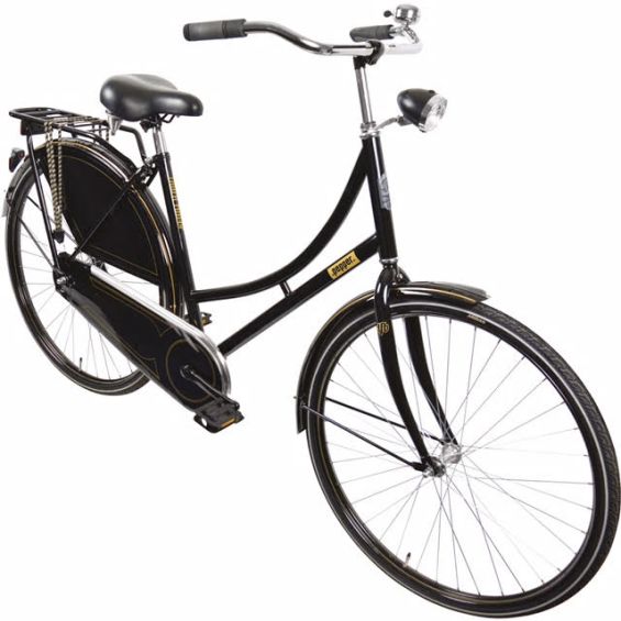 Pepper Luxe Omafiets Dames 54cm Zwart Pepper Luxe Omafiets Dames 54cm Zwart