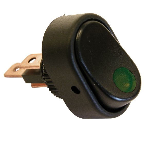 Carpoint Schakelaar groene LED 12V 30A