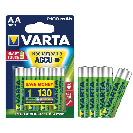 Varta Oplaadbare Batterijen AA 2100mAh
