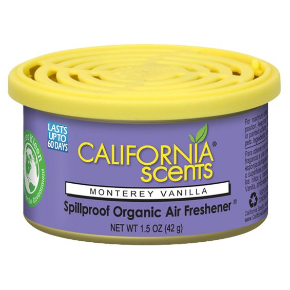 California Scents Luchtverfrisser Monterey Vanilla California Scents Luchtverfrisser Monterey Vanilla
