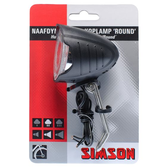 Simson Koplamp naafdynamo Round Simson Koplamp naafdynamo Round