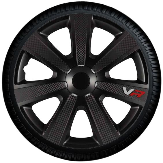 Gorecki Wieldoppenset Vr Carbon Black 15"