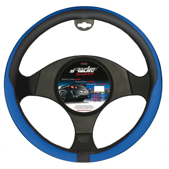 Simoni Racing Stuurwielhoes Tidy 37-39cm Zwart/Blauw Simoni Racing Stuurwielhoes Tidy 37-39cm Zwart/Blauw