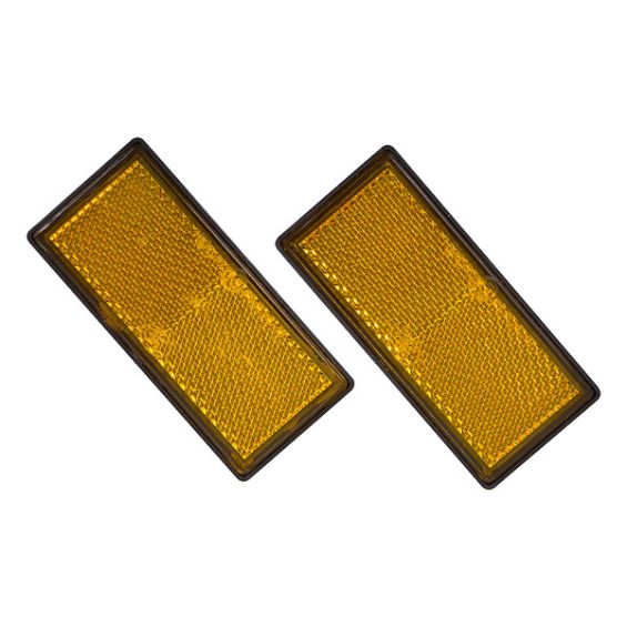 Carpoint Reflector Oranje 86x40mm 2 stuks