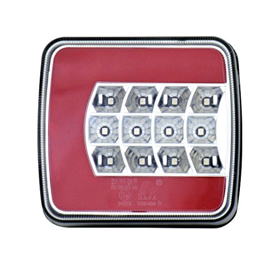 Carpoint Achterlicht LED rechts 5 functies vierkant Carpoint Achterlicht LED rechts 5 functies vierkant