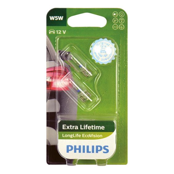 Philips12961 literLECOB2 W5W ecovision 5W blister