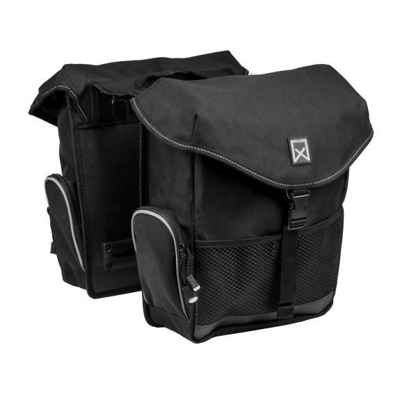 Willex dubbele bagagetas Zwart 24 liter