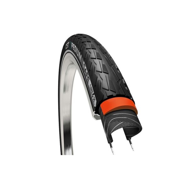 CST Buitenband 28X1 3/8 37-622 Reflectie Xpedium Safe LPD 3Mm 32TPI Zwart CST Buitenband 28X1 3/8 37-622 Reflectie Xpedium Safe LPD 3Mm 32TPI Zwart