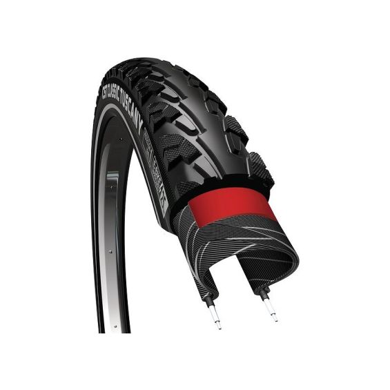 CST Buitenband 24X1.90 50-507 Reflectie Classic Tuscany Zwart CST Buitenband 24X1.90 50-507 Reflectie Classic Tuscany Zwart