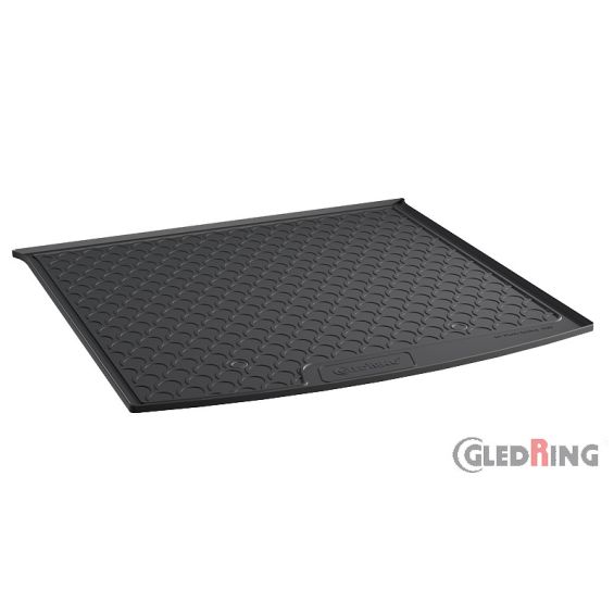 Gledring Rubbasol (Rubber) Kofferbakmat passend voor Skoda Kodiaq (5-Personen) 2017- (Hoge variabele laadvloer met reservewiel)