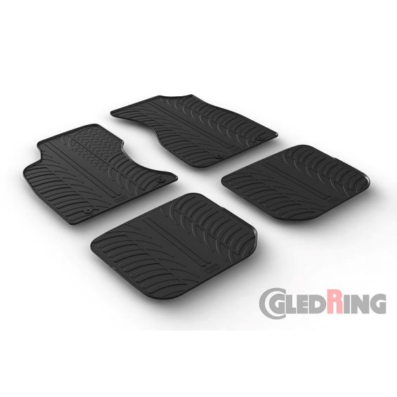 Gledring Rubbermatten passend voor Audi A4 1996-2000 (T profiel 4-delig + montageclips) Gledring Rubbermatten passend voor Audi A4 1996-2000 (T profiel 4-delig + montageclips)