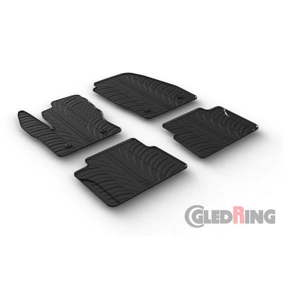 Gledring Rubbermatten passend voor Ford Transit Connect Kombi Furgon (L1/L2) 2014- (T profiel 4-delig + montageclips) Gledring Rubbermatten passend voor Ford Transit Connect Kombi Furgon (L1/L2) 2014- (T profiel 4-delig + montageclips)