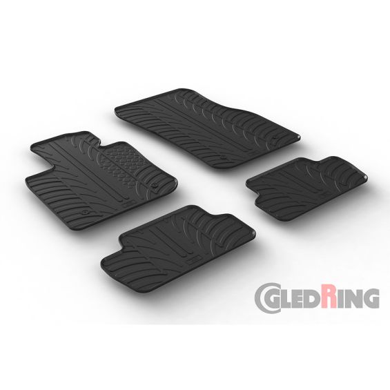 Gledring Rubbermatten passend voor Mini F56 3-deurs 2014- (T profiel 4-delig + montageclips) Gledring Rubbermatten passend voor Mini F56 3-deurs 2014- (T profiel 4-delig + montageclips)