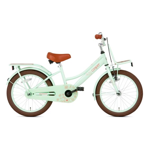 Supersuper Kinderfiets Cooper Bamboo 18 inch Pistache Supersuper Kinderfiets Cooper Bamboo 18 inch Pistache