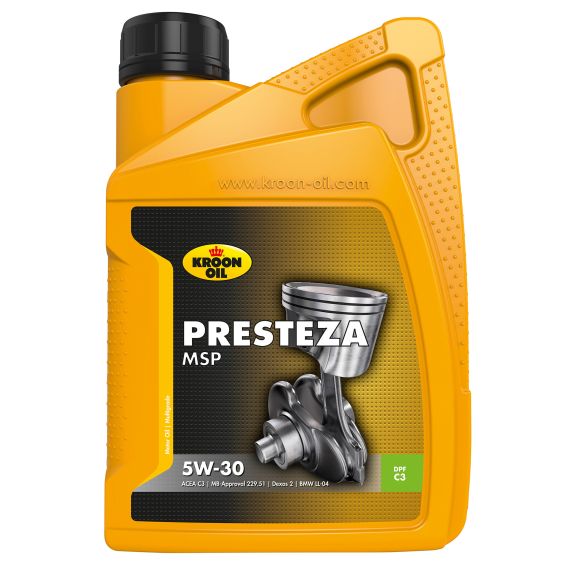 Kroon-oil motorolie presteza MSP 5W-30 1 liter