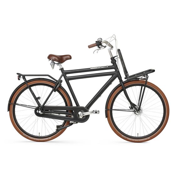 Popal Transportfiets Daily Dutch Prestige N7 RB ND M heren 50 cm mat zwart