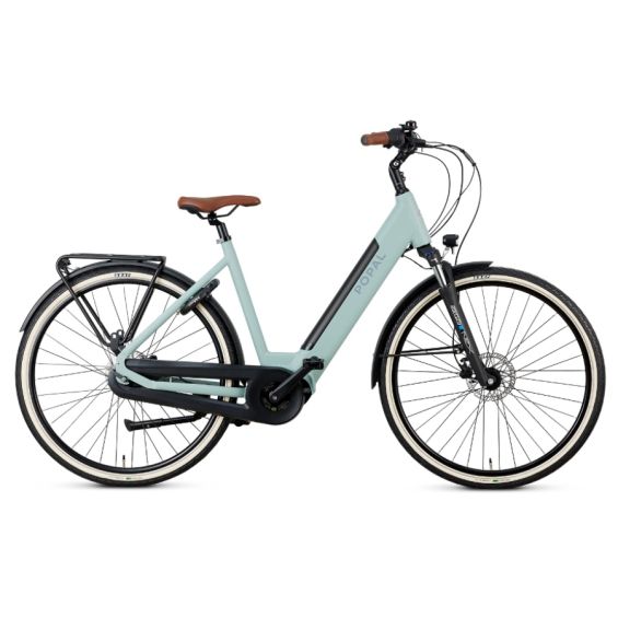 Popal Elektrische stadsfiets Novel MM dames 47 cm groen 520 Wh Popal Elektrische stadsfiets Novel MM dames 47 cm groen 520 Wh