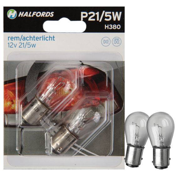 Halfords Autolampen P21/5W