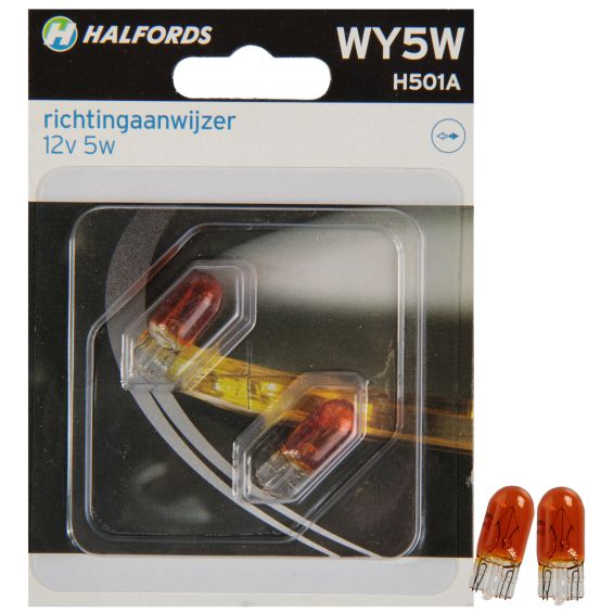 Halfords Autolampen WY5W