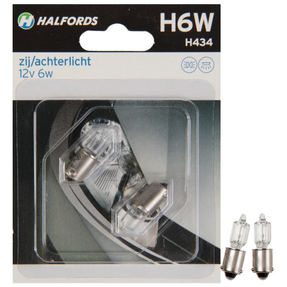 Halfords Autolampen H6W