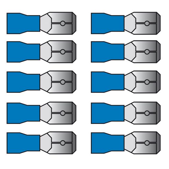 Carpoint Kabelverbinder blauw 740